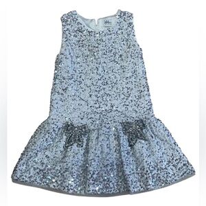 Lola and the Boys SHIMMER BOW PARTY DRESS size 6.